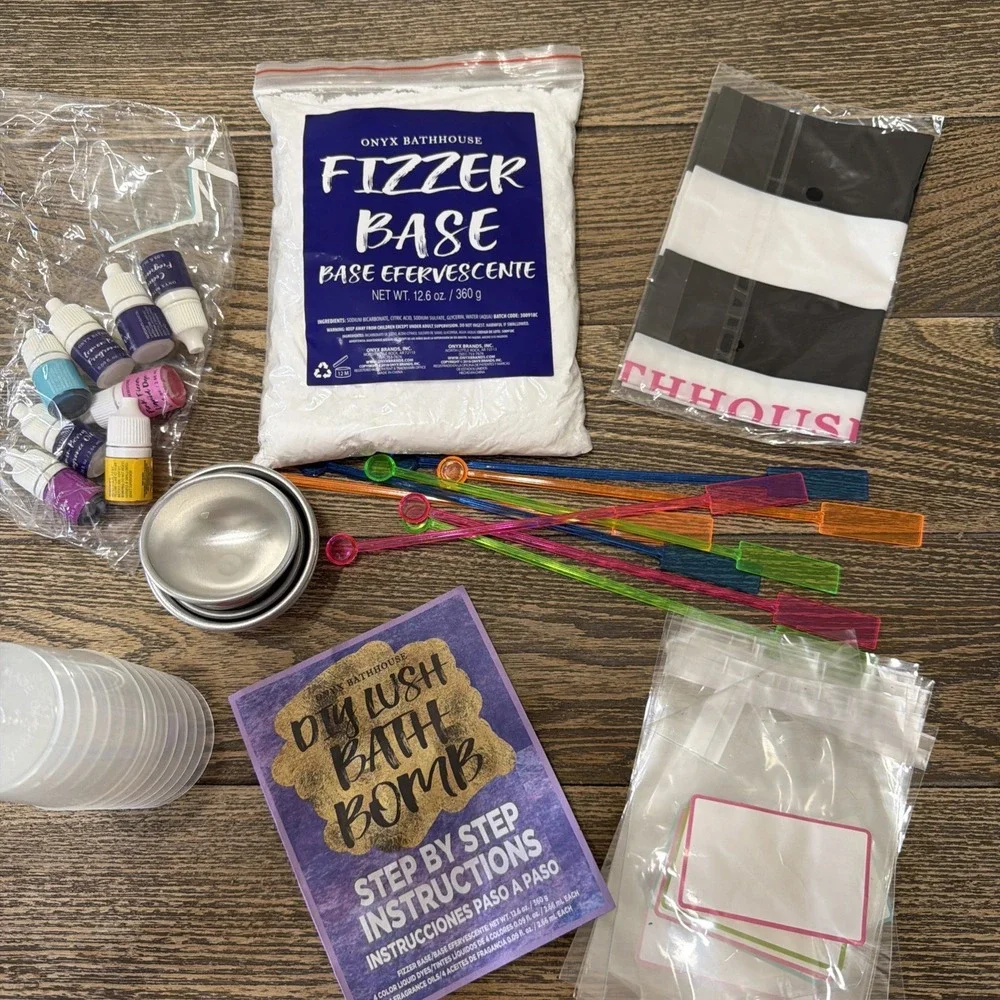 Bath Bomb/Fizzie Kit Craft Fun With Kids! DIY Lush Bath Bomb Kit FUN FUN FUN